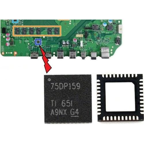 2PCS 75DP159 100% New Original IC chipSN75DP159RSBR SN75DP159 75DP159 for Xbox One S Slim 40pin