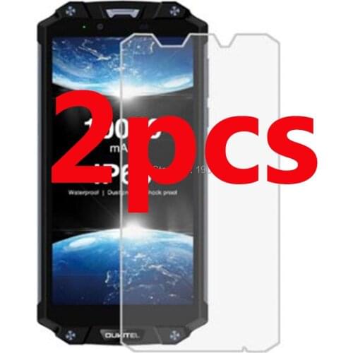 2pcs Shield Clear Tempered Glass For Oukitel WP2 Screen Protector thin LCD Front Film On The WP2 Cover Glass Film Guard