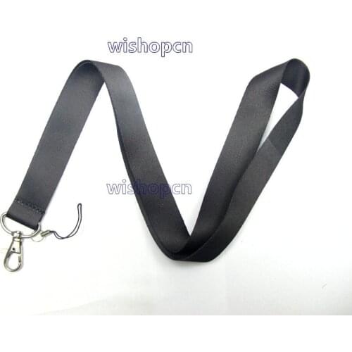 20 Pcs Black Mobile Phone Neck Straps Neck Strap Keys Camera ID Card Lanyard GS0213