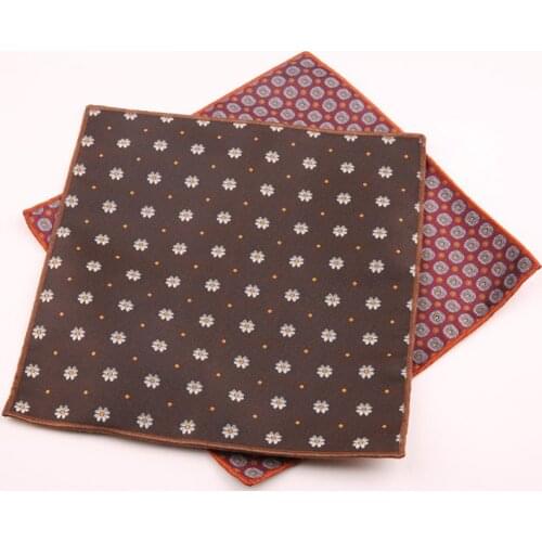 3pcs/lot Jacquard Floral Hanky For Men Handkerchief Mens Wedding Pocket Square for Business Suit Mens Handkerchief Accessories