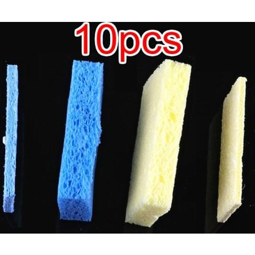5/10pcs Welding Sponge Cleaning Electric Soldering Iron Welding Station Reapir Pads Cleaner for Enduring Temperature Iron Sponge