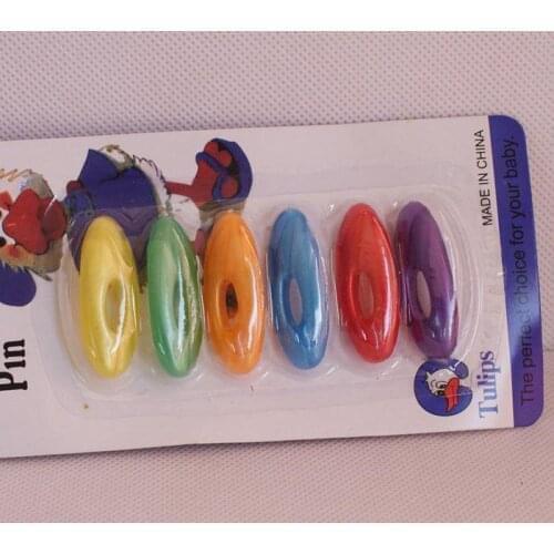 6Pcs/lot Plastic Safety Brooch Pins Headscarf Decoration For Women Pin Islamic Scarf Pin Buckle Accessories Muslim Hijab Pin New