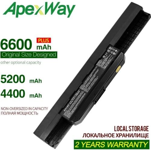 ApexWay Battery For Asus A32-k53 A42-K53 A31-K53 A41-K53 A43 A43J A53J A53 K43 K53 K53s X43 X43s X44 X53 X54 X84 X53S