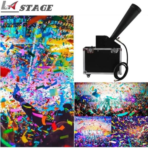 Free Shipping High Quality CO2 Confetti Maker Machine Launcher Cannon For Party DJ Show Wedding