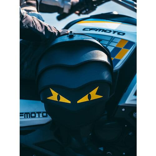 Outdoor Armor Spine Backpack Metal Carapace Back Bag Men Biker Rider Shoulder Bag Cycling Leisure Tail Bag Travel Pocket Bag