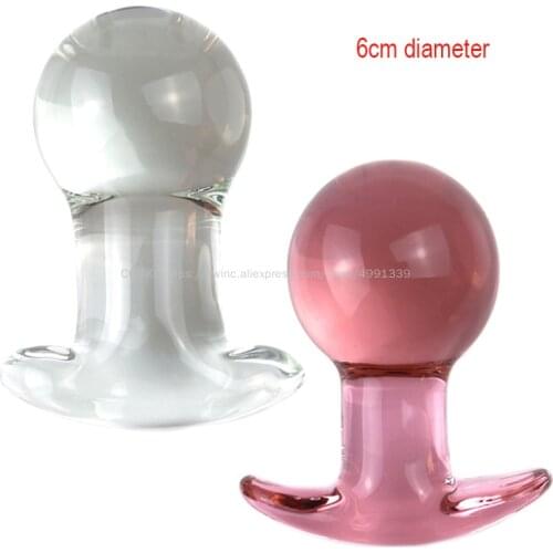 CW0256 Diameter 6cm Ball Shape Butt Play Anal Plug Sex Toys for Men Women