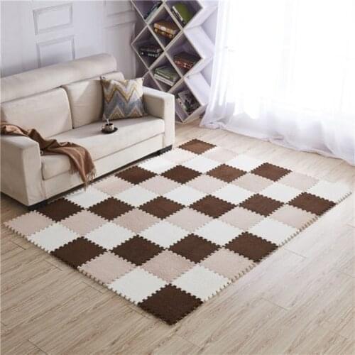 10 Pcs Baby Play Mat Puzzle Eva Foam Play Mat for Children Soft Plush Kids Rug Interlocking Exercise Crawling Developing Mat Toy