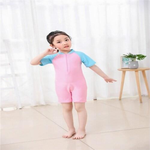 Kids Boy Swimsuit One Piece Children Swimwear Child Swim Trunk Beach Baby Swimsuit Cartoon Rash Guard Bathing Suit Girls Clothes