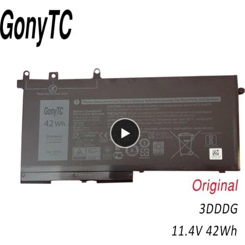 GONYTC New 3DDDG GJKNX GD1JP laptop battery for Dell Latitude 5280 5288 5480 5490 5495 5580 5590 5491 5591 5488 M3520 M3530