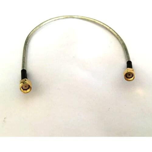 10pcs/lot RP SMA Male to RP-SMA Male adapter RG402 Cable 30cm 50Ohm