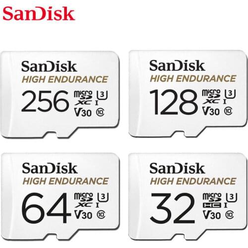 SanDisk Memory Card Micro SD Card C10 V30 U3 4K 32GB 64GB 128GB 256GB TF Cards for Dash Cam Video Monitoring Smartphone Drones