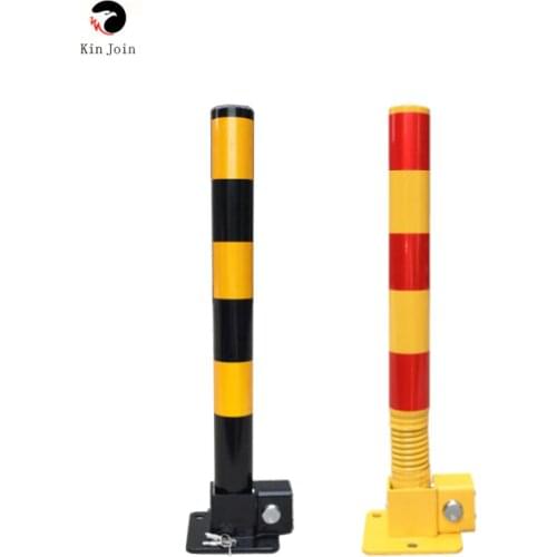 KinJoin Parking Lock Pillar With Spring And Lock/ Car Barrier Lock Private Territory Maintenance Protect Parking