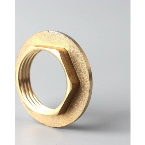 2Pcs Brass Kitchen Water Tap Adapter G3/4'' Thread Nut Faucet Fixed Connector Fittings Basin Inlet Accessories