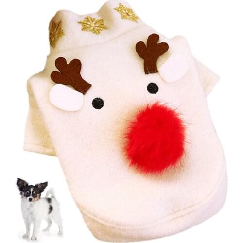 Legendog Christmas Pet Costume Cute Dress Up Xmas Pet Clothes Cat Apparel Dog Outfit Pet Supplies For Christmas Pet Accessories