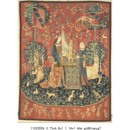 Needle gobelin tapestry cloth wall tapestry handmade hanging wall tapestry macrame botanical tapestry tapestry