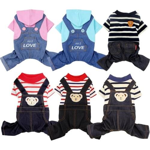 Four-legged Clothes For Dogs Spring/Summer Pet Clothing Teddy Poodles Small Puppy Hoodie