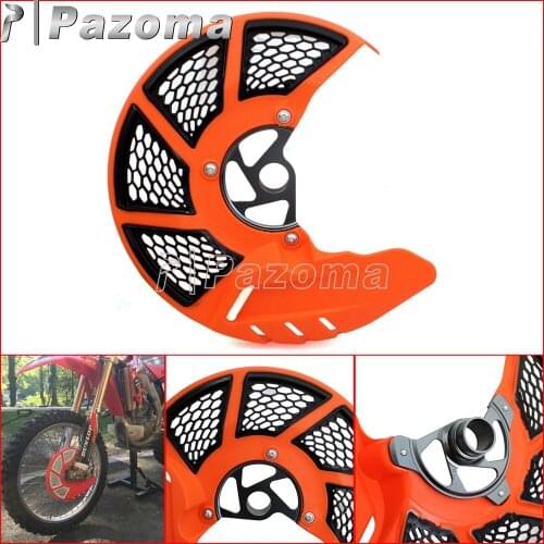 Orange Motorcycle Front Brake Disc Rotor Guard Protector Plate for EXC EXCF SX SXF XC XCF125 350 530 SMR 450 525 2003-2015