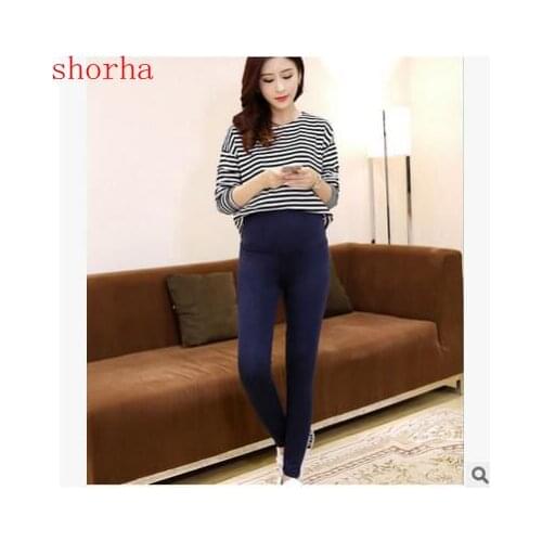 Autumn spring fashion High Waist Maternity Leggings for Pregnant Women Doll Pregnancy Leggings Pants Maternity Clothes