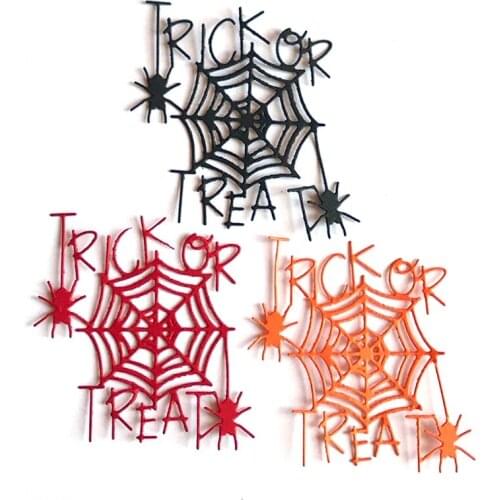 Halloween Spiderweb Metal Cutting Dies Stencil DIY Scrapbooking Album Paper Card Template Mold Embossing Decoration Au31 21