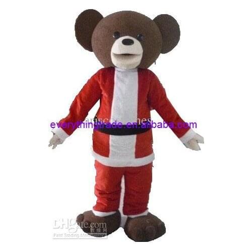 Cute Adult Christmas dress santa bear outfit carnival costume fancy dress costumes school mascot college cosplay Party Costume