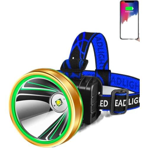Bright LED head-mounted headlight glare charging fishing light night fishing domestic induction xenon lamp