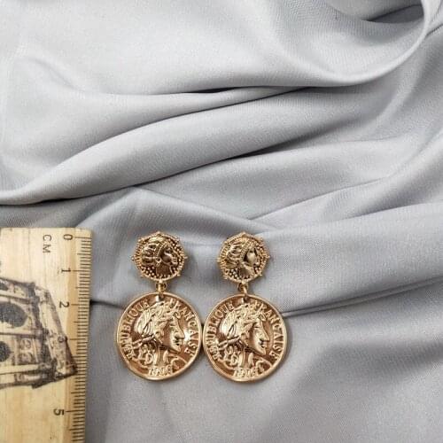 Earing Brincos European And American Style Jewelry Personality, Retro Style, Fashionable Fashion, Trendy, Earrings, Womens D25