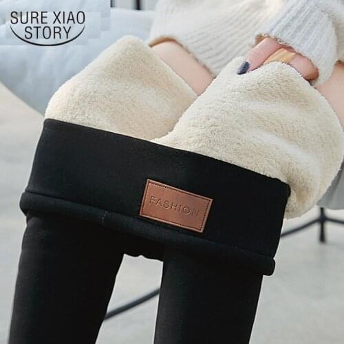 Plus Size Women Workout Leggings Leggins Mujer 2021 New Warm Cashmere Pants Autumn Winter Thicken Soft Skinny Leggings 7780 50