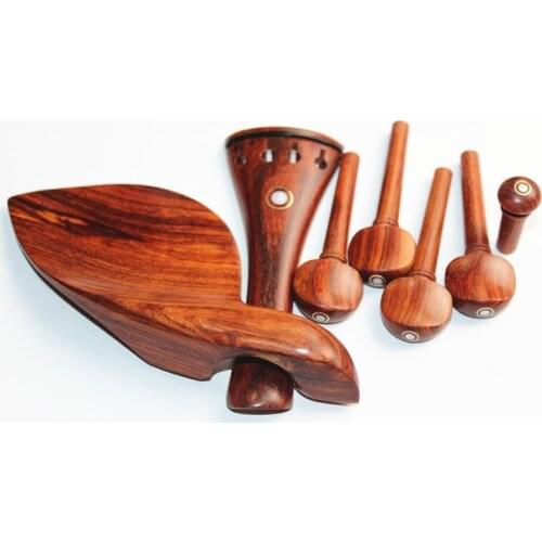 1 set of high quality red sandalwood violin accessories 4/4 full size, violin accessories