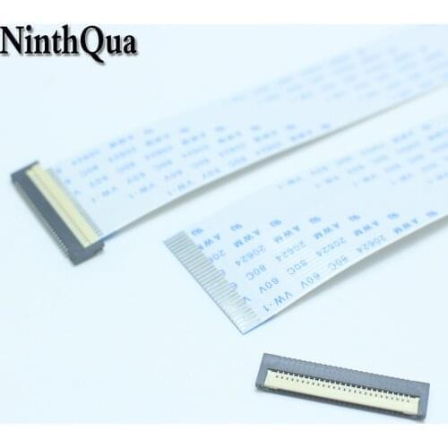 1pcs 0.8mm Pitch 200mm Notebook keyboard Signal Flat cable / FFC FPC Socket Connector 0.8 26P 30P 32P 34P AMW 20624 80C 60V