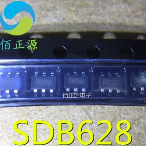 100% Original In Stock New SDB628 Marking:B6286T 1.2MHz 2A 28V IC SOT23-6 (10pcs/lot)