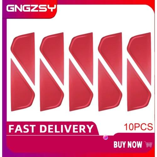 10PCS Red Corner Plug Automotive Scraper Window Tinting Car Wrap Squeegee Carbon Fiber Covering Film Vinyl Applicator Tools A31R