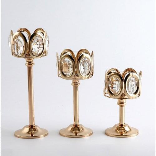 2pcs/Lot Candle Holder Geometric Candlestick Metal Creative Lifting Force Candle Holders Nordic Minimalist Style Decorati ZZT069