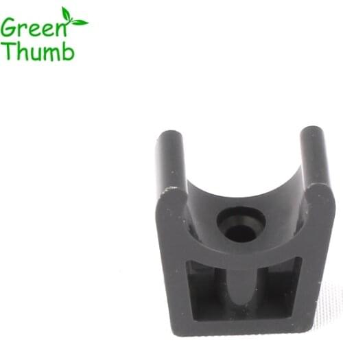 5pcs Dia 25mm PVC Pipe Clamp Horticultural Irrigation PVC U-Type Clamp High Quality PVC Joints