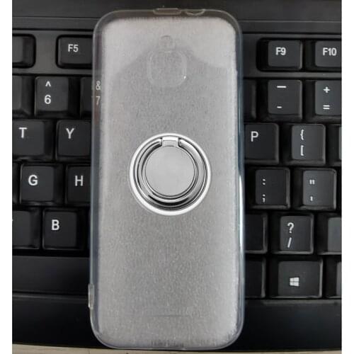 For Nokia 8000 4G 2.8" TA-1303 Back Ring Holder Bracket Phone Case Smartphone TPU Soft Silicone Cover