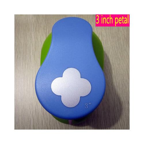 Free shipping 3 inch(about 7.3cm) petal model of craft punch for scrapbook eva foam punch for DIY Scrapbook puncher paper cutter