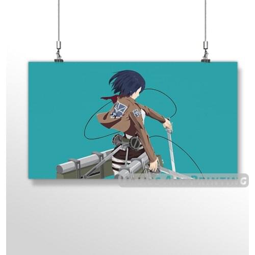 Canvas Anime Mikasa Attack on Titan Pictures Home Decoration Paintings Poster HD Prints Wall Art Modular Living Room Framed