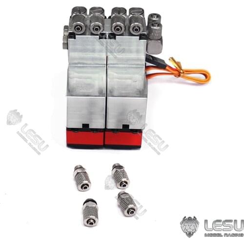 LESU 2CH Directional Valve Servo for 1/14 RC Hydraulic Excavator Dumper Truck Loader TAMIYA DIY Model Car