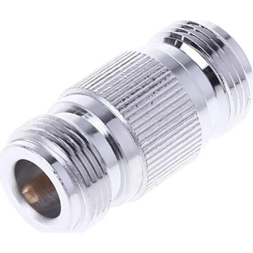 N-Type Double Female Jack Coupler RF WiFi Antenna Coax Adapter Barrel Connector