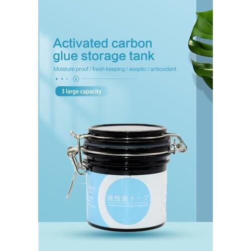 NATUHANA Eyelash Glue Activated Carbon Storage Tank Sealed Storage Eyelash Glue Storage Tank Eyelash Extension Make Tool
