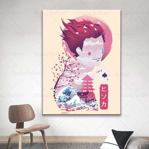 Nordic Home Decor Posters Anime Poster Hunter X Hunter Hisoka Wall Art Canvas Painting Prints Poster Modular Living Room Frame