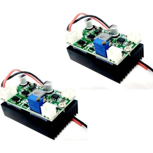 2pcs 4A Circuit Power Driver Board for 405nm 450nm 515nm 520nm Blue Green Laser Diode TTL 3w 3.5w 4w