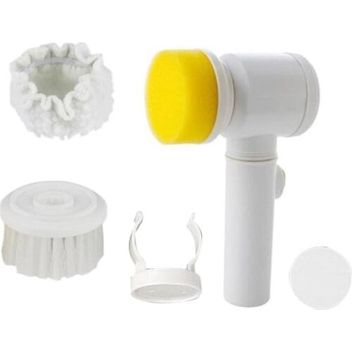 Handheld Electric Cleaning Brush Power Scrubber Brush Cordless Cleaning Brush For Bathroom Tub Kitchen Household Cleaning Tools