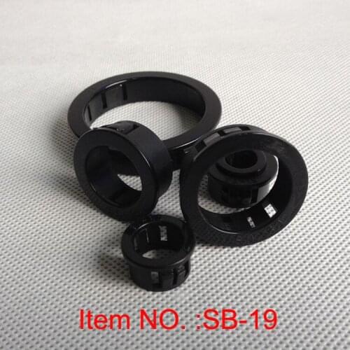 SB-19 Nylon black cable protector hole plugs electrical wire grommets