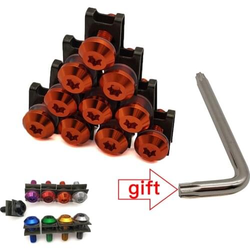 For Honda CBR600 F2 F3 F4 F4i cbr 600 f3 f4i f4 f2 CR80R Universal Motorcycle Fairing Body Bolts Scooter Clips Screw Nuts M6