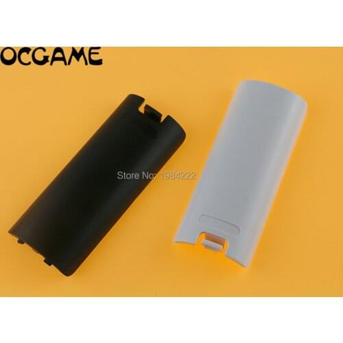 OCGAME Black White Battery Door Cover Lid Replacment for Nintendo Wii Controller 100pcs/lot