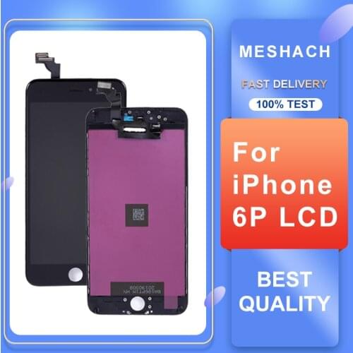 Touch Screen Parts Display Perfect Replacement 100% Tested Refurbished For iPhone 6 Plus LCD Digitizer Assembly No Dead Pixels