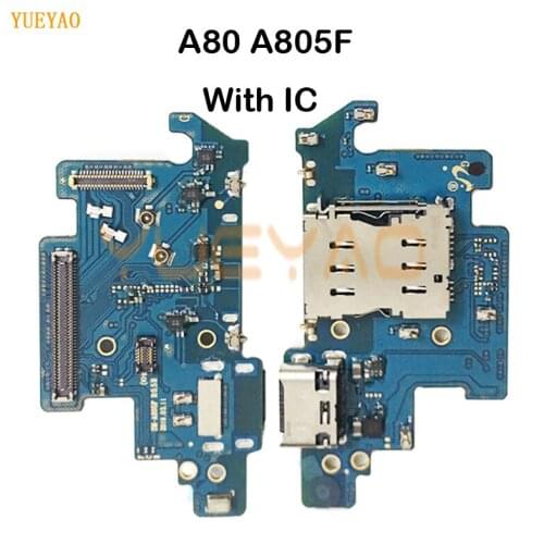 Charge Charging Port USB Dock Connector Flex Cable For Samsung Galaxy A80 A805 A805F SM-A805F Charging Flex