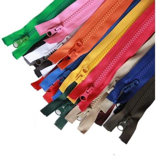 70mm 5# Open-end Resin Zippers 30 Colors For Down Jacket Overcoat Sportwear Bag Garment Zipper Diy Accessory Sewing Craft