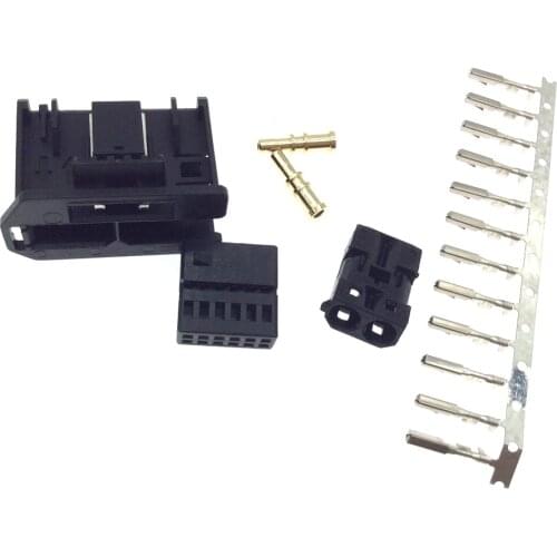 12pin terminal for BMW full LCD instrument adapter plug shell ASD power amplifier fiber plug shell for TOPHIFI fiber connector