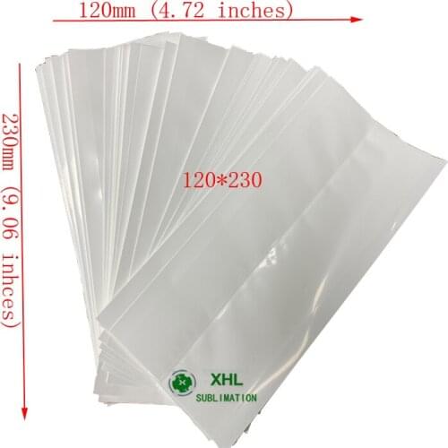 120W*230Hmm Skinny Tumbler Transparent Sublimation Shrink Wrap Sublimation Blank